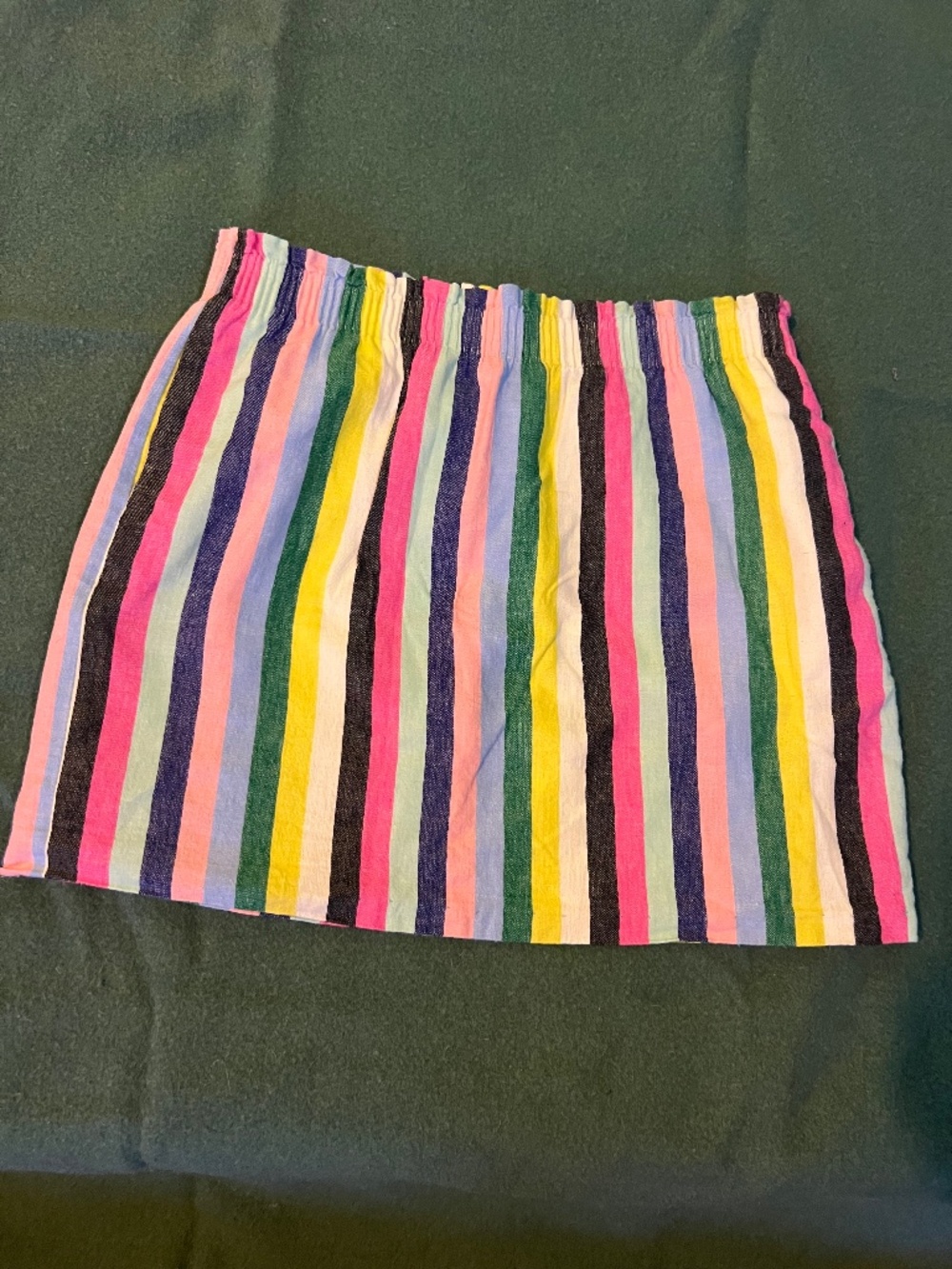 Women’s J Crew multicolored mini skirt
